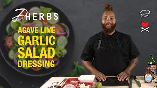 S1:E9 How To Make AGAVE LIME GARLIC SALAD DRESSING | Dherbs #DherbsKitchen