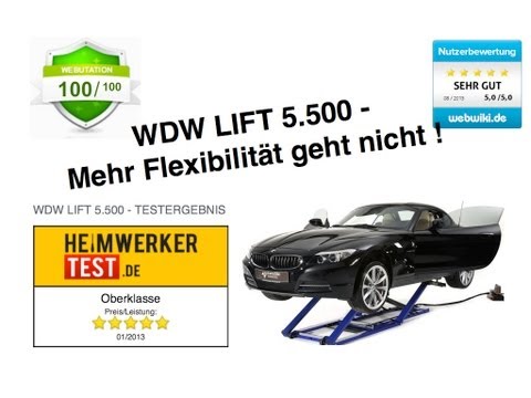 Mobile Hebebühne WDW LIFT 5.500 - Produktvorstellung Teil 1 von 2