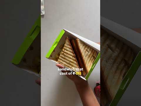 Snacc it by Swiggy | Cafe by Swiggy | Paneer Tikka Sandwich #food #ytshorts #snacc #swiggy #zomato