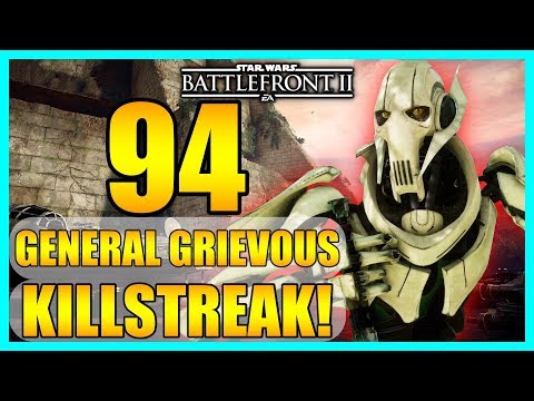 94 General Grievous Gameplay/Killstreak - Star Wars Battlefront 2