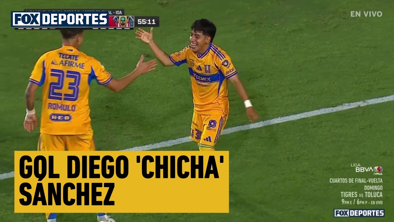 🤩 GOL Diego 'Chicha' Sánchez | Tigres 3-1 Chivas | Cuartos de Final Ida | Clausura 2026 | Liga MX