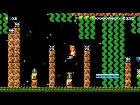 Fireman & night jungle vibes #TJ   by geralt_von_riva_90 - Super Mario Maker 2