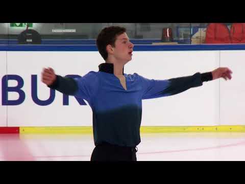 Charles Henry KATANOVIC CRO - Salzburg - Men Free skating - ISU JGP 2017