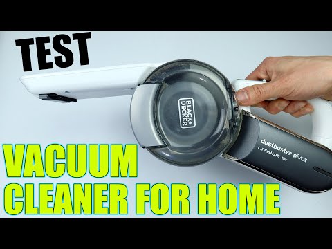 Handheld Vacuum Cleaner For Home - Black & Decker PV1820L 18V Pivot Dustbuster - Unboxing & Testing