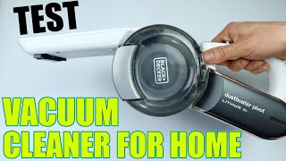Handheld Vacuum Cleaner For Home - Black & Decker PV1820L 18V Pivot Dustbuster - Unboxing & Testing