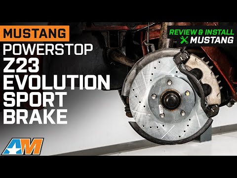 1999-2004 Mustang PowerStop Z23 Evolution Sport Brake Rotor and Pad Kit Review & Install