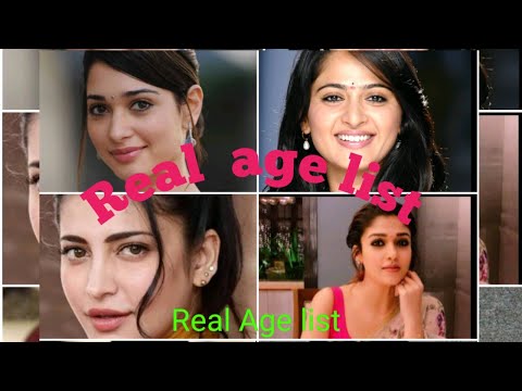 top south indian actresses real age list heroines real age s Watch HD