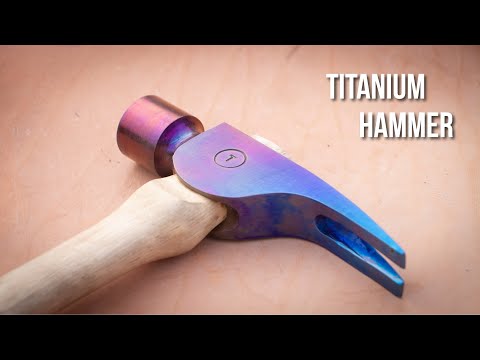 Making A TITANIUM FRAMING HAMMER!