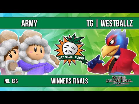 FNT #126 - ARMY (Ice Climbers) VS TG | Westballz (Falco) - SSBM - Winners Finals