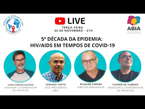 LIVE ÀS TERÇAS: 5ª década da epidemia – HIV/AIDS em tempos de Covid-19