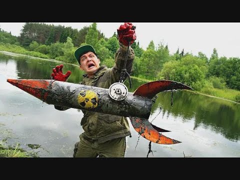 ¡Los hallazgos más peligrosos de la pesca con imán!