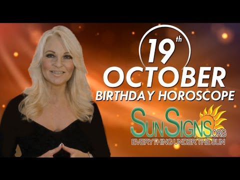 October 19th Zodiac Horoscope Birthday Personality - Libra - Part 1
