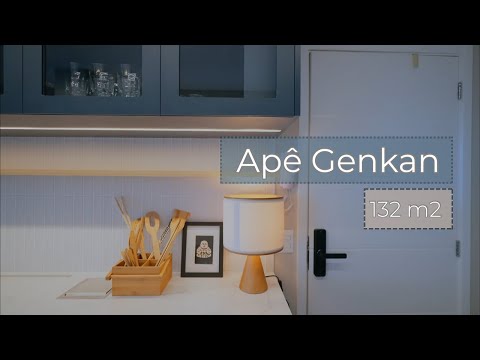 Genkan Apartment - 132m2 of spaciousness and a design with touches of Japanese culture.