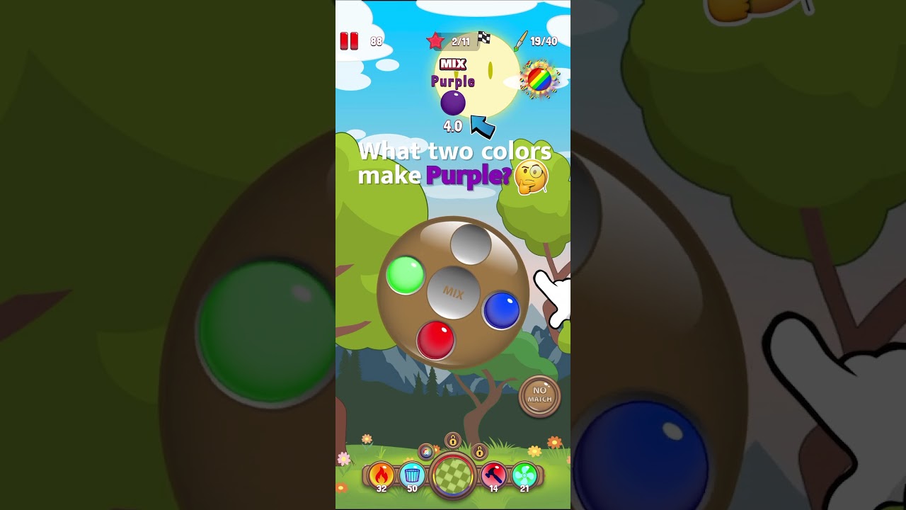 Match-3 - Colorful World gameplay tutorial - Video thumbnail