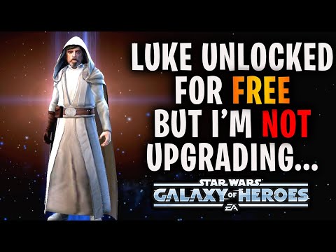 I unlocked Master Luke for FREE but I'm NOT upgrading him...