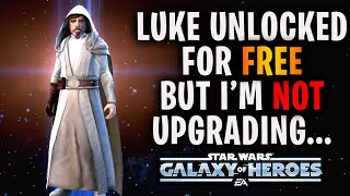 I unlocked Master Luke for FREE but I