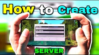 How to create server in minecraft pe | how to make server in minecraft pe | Hindi