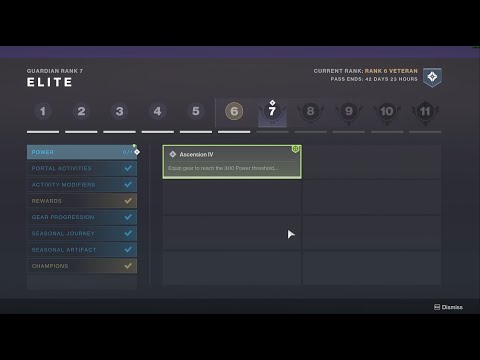 Destiny 2 Edge of Fate - Guardian Ranks - Rank 7 requirements - Year of Prophecy