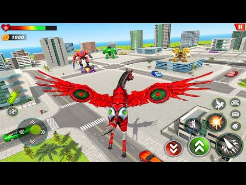 How to play Flying Horse Robot Car Games #CombatStudio