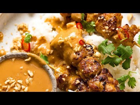 Thai Satay Chicken 4K