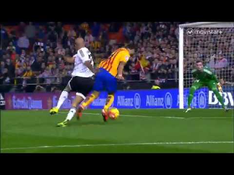Valencia 1-1 F C Barcelona RESUMEN LaLiga J14
