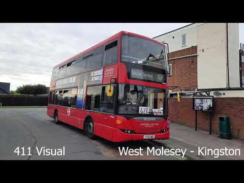 411 Route Visual - West Molesey - Kingston