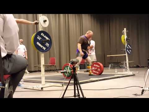 Pjotr vd Hoek deadlift 295kg