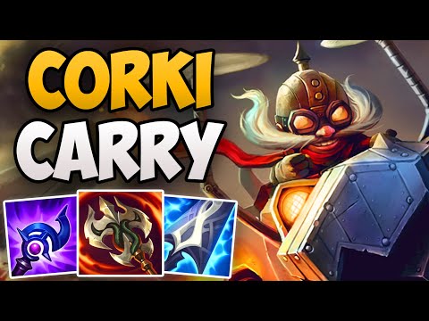 KOREAN CHALLENGER PLAYS CORKI MID! | CHALLENGER CORKI MID GAMEPLAY | Patch 13.13 S13