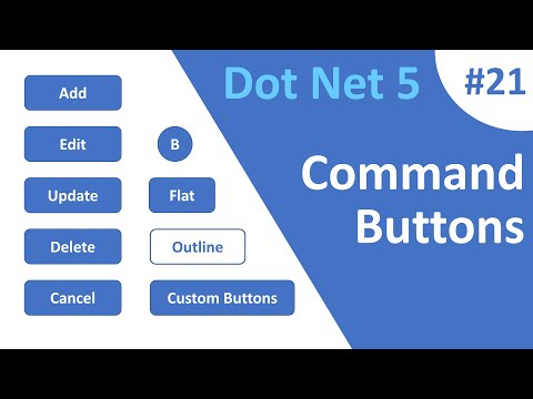 ASP NET Core Blazor | DataGrid Command Buttons