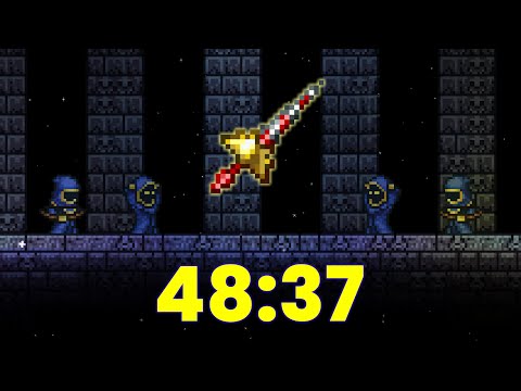 Terraria - Classic Moon Lord Speedrun in 50 Minutes (Random Seed, NMA) [FWR]