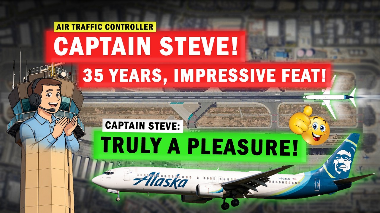 Emotional Retirement of Captain Steve | 35 YEARS for Alaska Airlines!