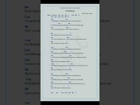 Gu shabrang Kachin Song Lyrics & Chords. Nde Ja Sam Awng