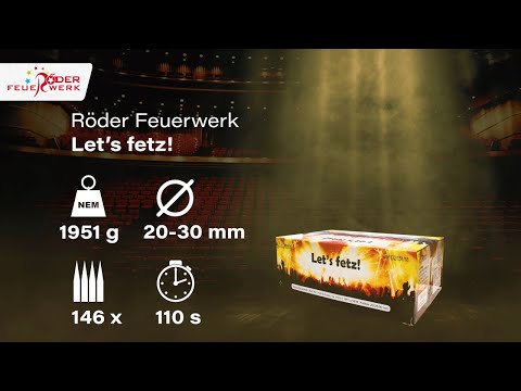 Röder Feuerwerk - Verbundfeuerwerk Lets Fetz