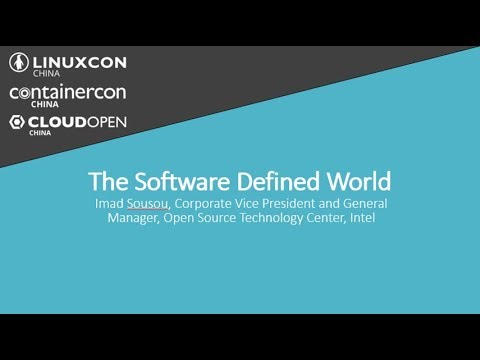 Keynote: The Software Defined World - Imad Sousou, Corporate VP & GM, Intel