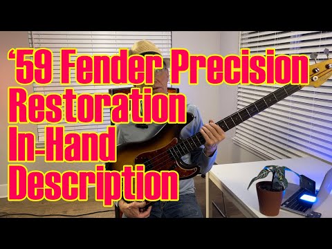 1959 Vintage Fender Precision Bass Restored by Fiesta Finishes™