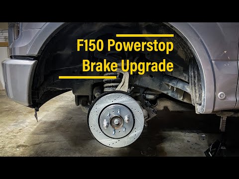 F150 powerstop z36 complete brake kit upgrade - First impression and break in procedure