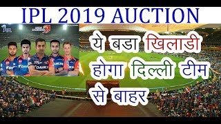 IPL 2019 - List Of 1 Players Might Released By Delhi Daredevils In IPL Mini Auction Trade