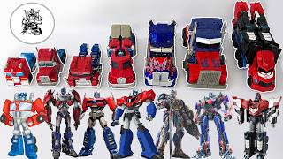 Download lagu Different Optimus Prime Transformers robot truck toys Evolution: Satisfying Transforming Collections mp3
