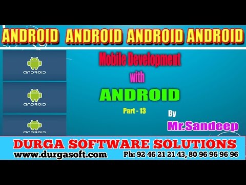 Android || Mobile Development with Android Part - 13