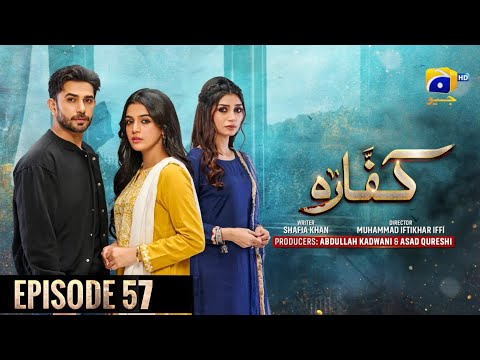 Kaffara Episode 57 - [Eng Sub] - Ali Ansari - Laiba Khan - Zoya Nasir - 20th September 2024