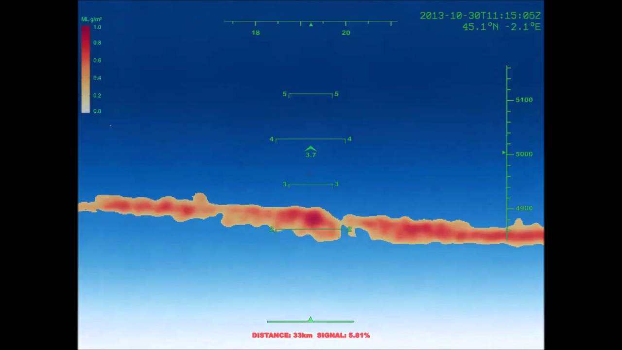 Artificial cloud test confirms volcanic ash detection using infrared spectral imaging