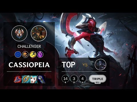 Cassiopeia Top vs Shen - EUW Challenger Patch 10.5