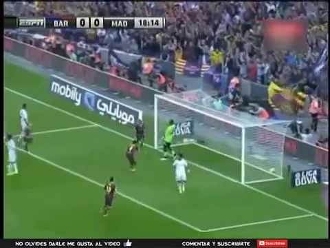 Increible Golazo Neymar Barcelona vs Real Madrid Liga bbva españa 26-10-2013