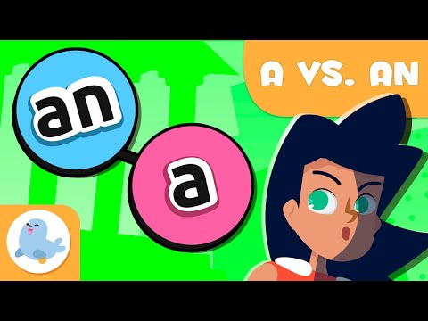 A VS. AN 🦸‍♀️ SPELLING AND GRAMMAR for Kids 📝 Superlexia⭐ Episode 6