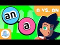 A VS AN ‍ ️ SPELLING AND GRAMMAR For Kids Superlexia Episode 6