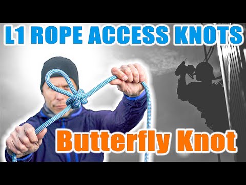How to Tie a Butterfly Knot - The Best IRATA Rope Access Midline Knot