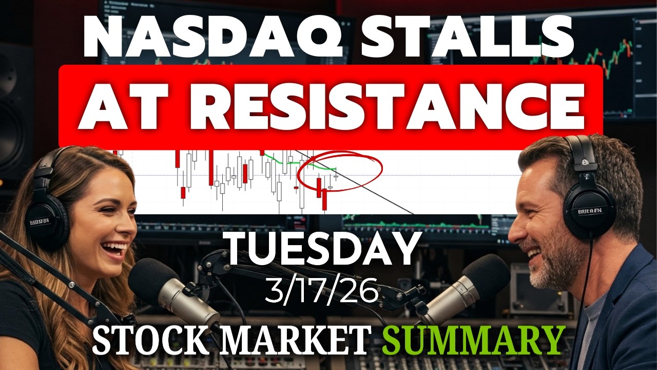 QQQ At Resistance Before FOMC | Stock Market Summary for Today, 3/17/26