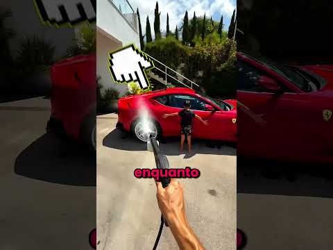 Atrapalhei Meu Pai Lavando o Camaro! 😱  #car #cars