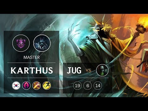 Karthus Jungle vs Urgot - KR Master Patch 9.6