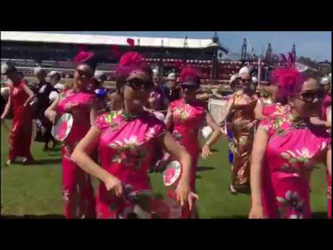 Dancing in Australia Group at Flemington at Kennedy Oaks Day